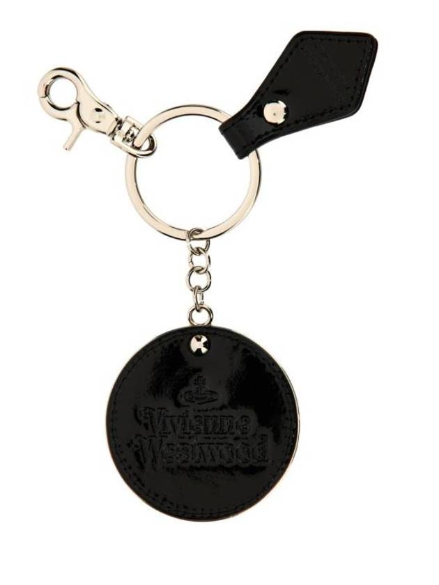 Keyring 82030102U OM000G N401 Black SHINY ENAMEL - VIVIENNE WESTWOOD - BALAAN 3