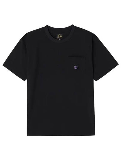 Crew Neck Poly Jersey Short Sleeve T-Shirt Black - NEEDLES - BALAAN 2