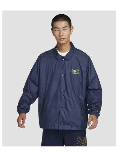 Club Coach Jacket Midnight Navy - NIKE - BALAAN 1