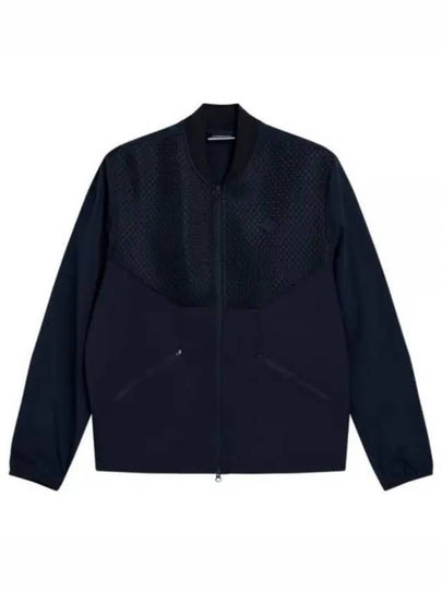 Diamond Tech Bonded Mesh Bomber Jacket Black - J.LINDEBERG - BALAAN 2