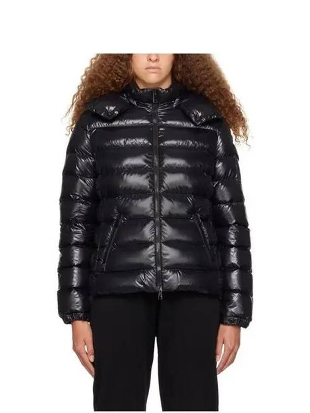 1A52400 68950 999 BADY Body Arm Logo Patch Hood Padding Glossy Black Women's Padding - MONCLER - BALAAN 4