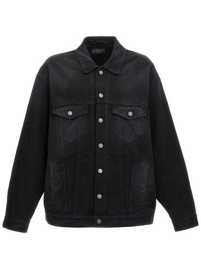 Sunbleached Denim Jacket Black - BALENCIAGA - BALAAN 2