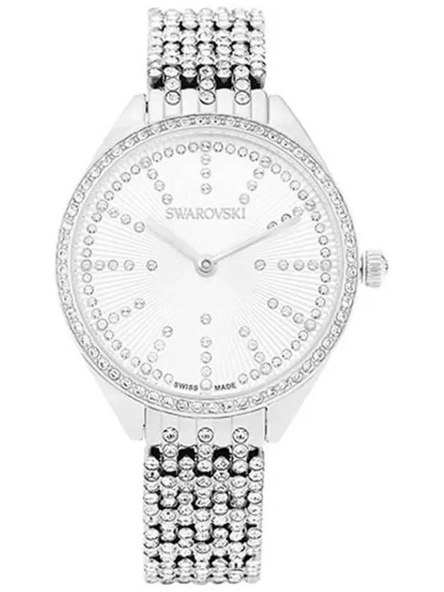 Attract Crystal Bracelet Metal Watch Silver - SWAROVSKI - BALAAN 5