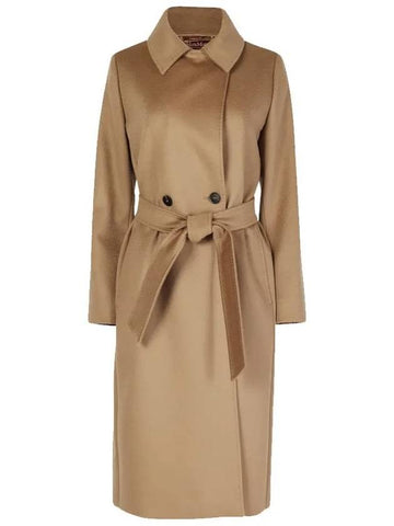 BCOLLAG Belted Wool Coat Camel 2426016202 006 - MAX MARA - BALAAN 1