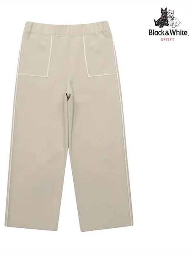 Spring Mosquip Semi-Wide 94 Pants 5003LZWPBEIGE - BLACK&WHITE - BALAAN 1