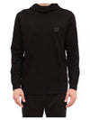 Metropolis Mercerized Jersey Hoodie Black - CP COMPANY - BALAAN 1