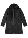 Shadow Project Fishtail Long Parka Black - STONE ISLAND - BALAAN 3