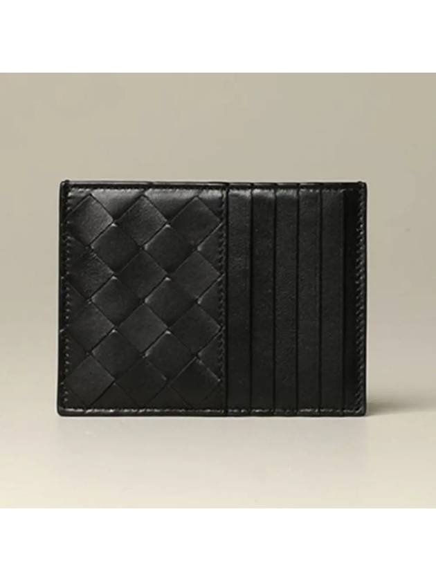 Intrecciato Card Wallet Black - BOTTEGA VENETA - BALAAN 5