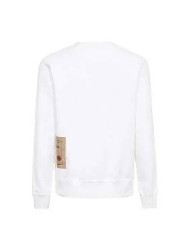 Men's Logo Patch Cotton Sweatshirt White - TEN C - BALAAN 4