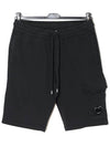 Men's Mid Rise Shorts Black - CP COMPANY - BALAAN.