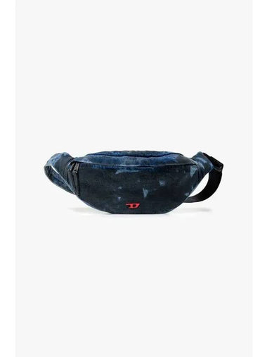 RAVE Vintage Denim Belt Bag Blue - DIESEL - BALAAN 1