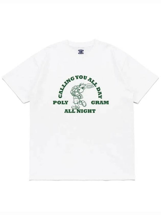 CALLING BUNNY T SHIRTS WHITE - POLYGRAM - BALAAN 1