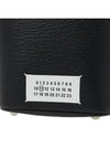 5AC Number Logo Texture Leather Bucket Bag Black - MAISON MARGIELA - BALAAN 8