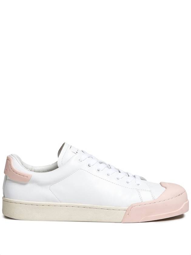 Dada Bumper Low Top Sneakers White Pink - MARNI - BALAAN 1