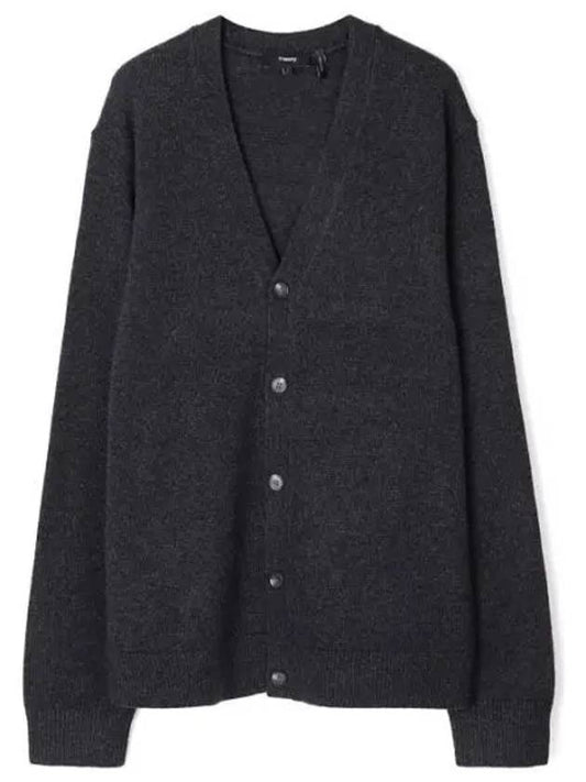 V-Neck Cardigan Black - THEORY - BALAAN 2