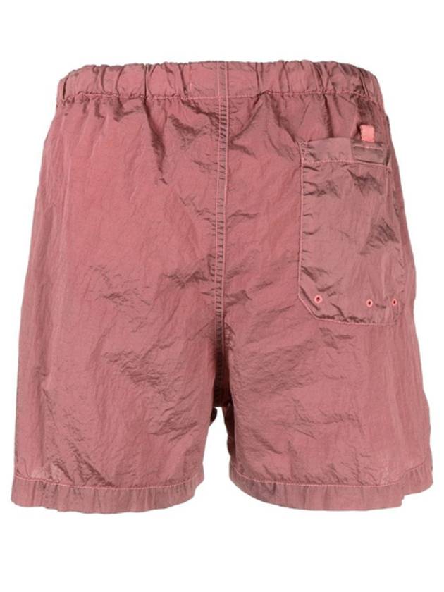 Wappen Patch Nylon Metal Swim Shorts Indie Pink - STONE ISLAND - BALAAN 3