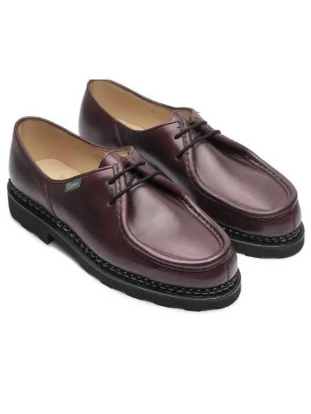 Marche Leather Loafers Burgundy - PARABOOT - BALAAN 2