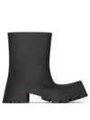 Rubber Trooper Ankle Boots Black - BALENCIAGA - BALAAN 2