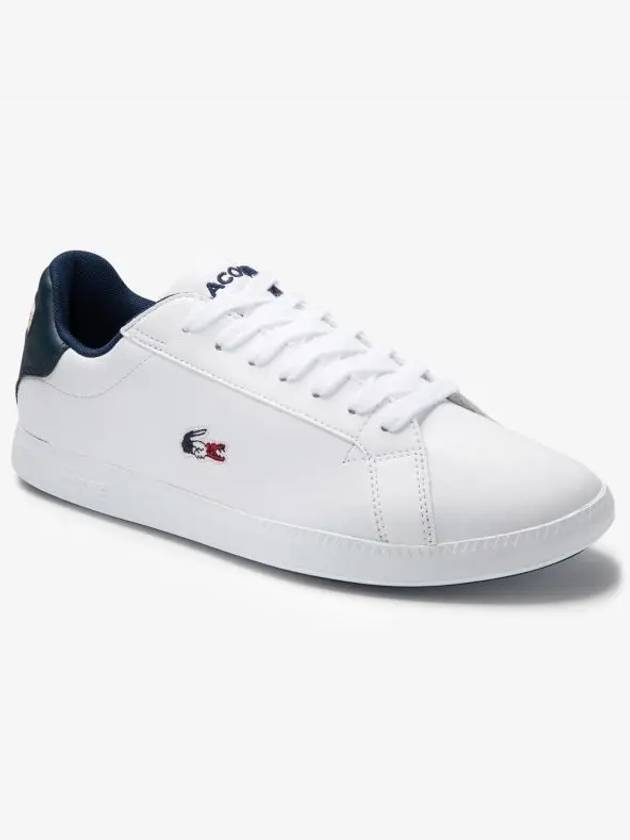 Men's Graduated Low Top Sneakers White - LACOSTE - BALAAN 2