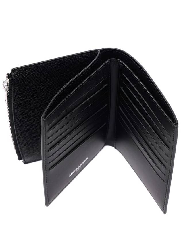 Stitch Bifolded Half Wallet Black - MAISON MARGIELA - BALAAN 7