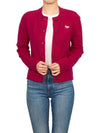 Baby Fox Patch Wool Cardigan Fuchsia - MAISON KITSUNE - BALAAN 6