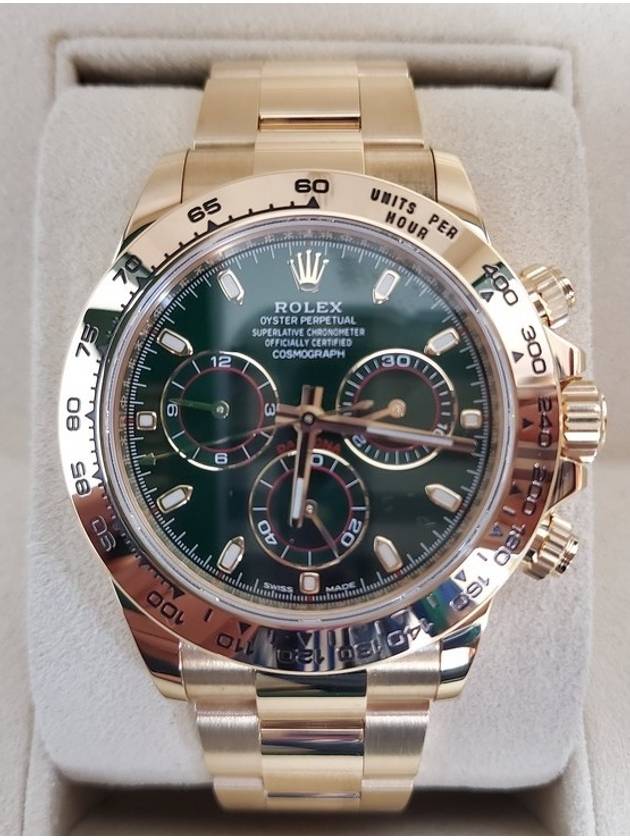 Rolex Daytona Hulk Green Gold Box 116508 20 Years - ROLEX - BALAAN 3