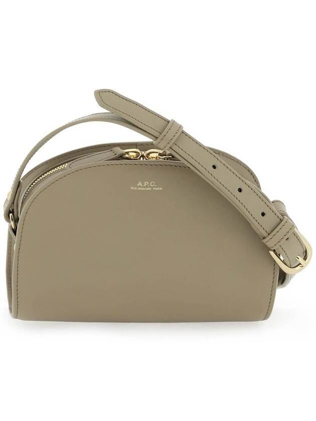 Demi Lune Mini Half Moon Cross Bag Grey - A.P.C. - BALAAN 4