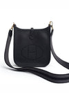 Evelyn Mini TPM NOIR GRAPHITE Gold Clemence W Leg Full Set - HERMES - BALAAN 2