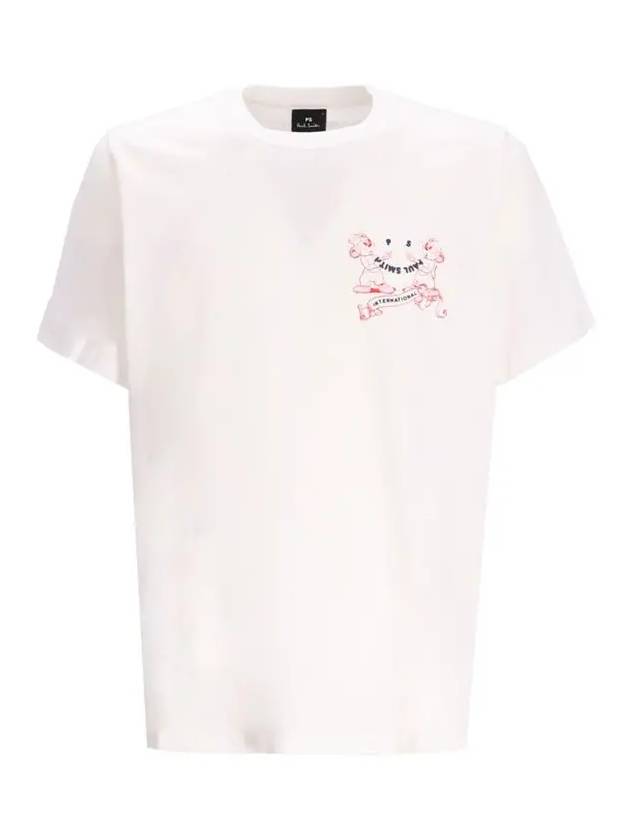 International Print Short Sleeve T-Shirt White - PAUL SMITH - BALAAN 2