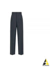 Wool Mohair Twill Slacks Blue - DIOR - BALAAN 2