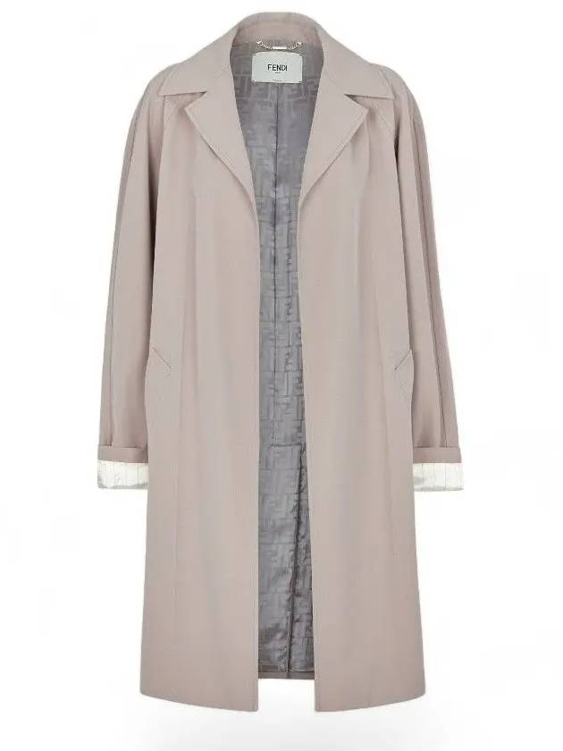 Over Trench Coat Grey - FENDI - BALAAN 2