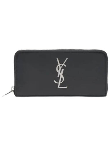 Monogram Logo Long Wallet Black - SAINT LAURENT - BALAAN 1