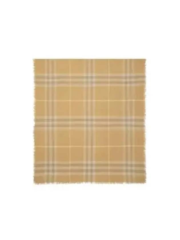 Vintage Check Wool Scarf Beige - BURBERRY - BALAAN 2