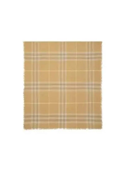 Vintage Check Wool Scarf Beige - BURBERRY - BALAAN 2