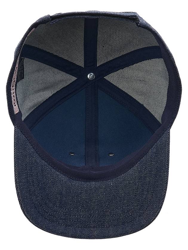 Viv Skate Crystal Buckle Denim Ball Cap Navy - ROGER VIVIER - BALAAN 6