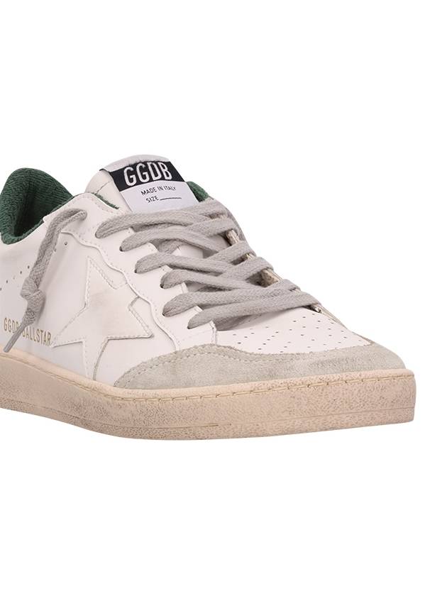 Ball Star Leather Low Top Sneakers White - GOLDEN GOOSE - BALAAN 6