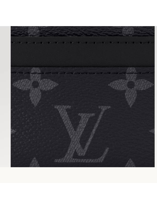 Monogram Eclipse Double Card Wallet Black - LOUIS VUITTON - BALAAN 8