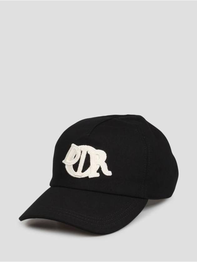 Charm Embroidery Ball Cap Black - DIOR - BALAAN 1