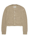 Hemp Basket Weave Knit Cardigan Beige - MAISON MARGIELA - BALAAN 2