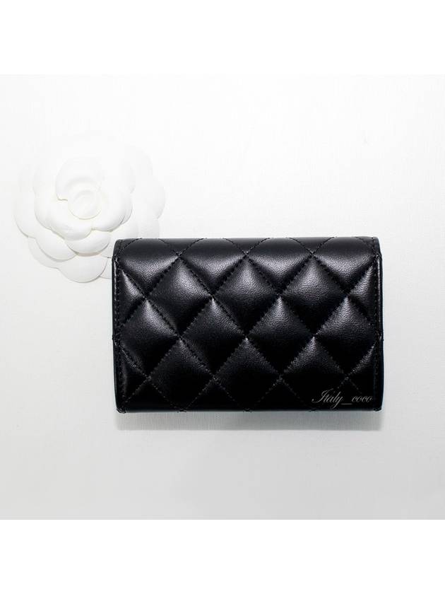 Shooting Star Card Wallet Black - CHANEL - BALAAN 4