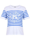 Striped Logo Short Sleeve T-Shirt MW3ME187GRN - P_LABEL - BALAAN 6
