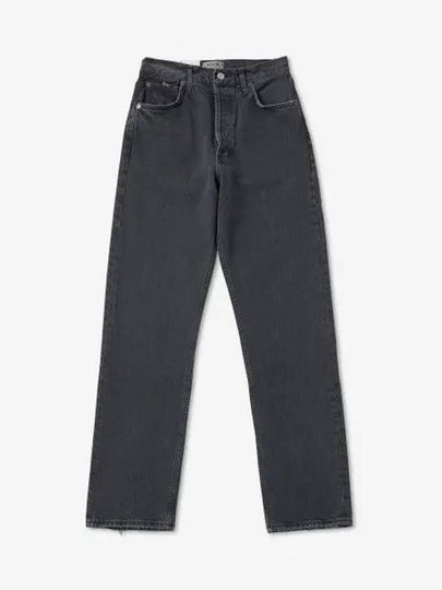 90S Pinch Waist Denim Straight Jeans Black - AGOLDE - BALAAN 2