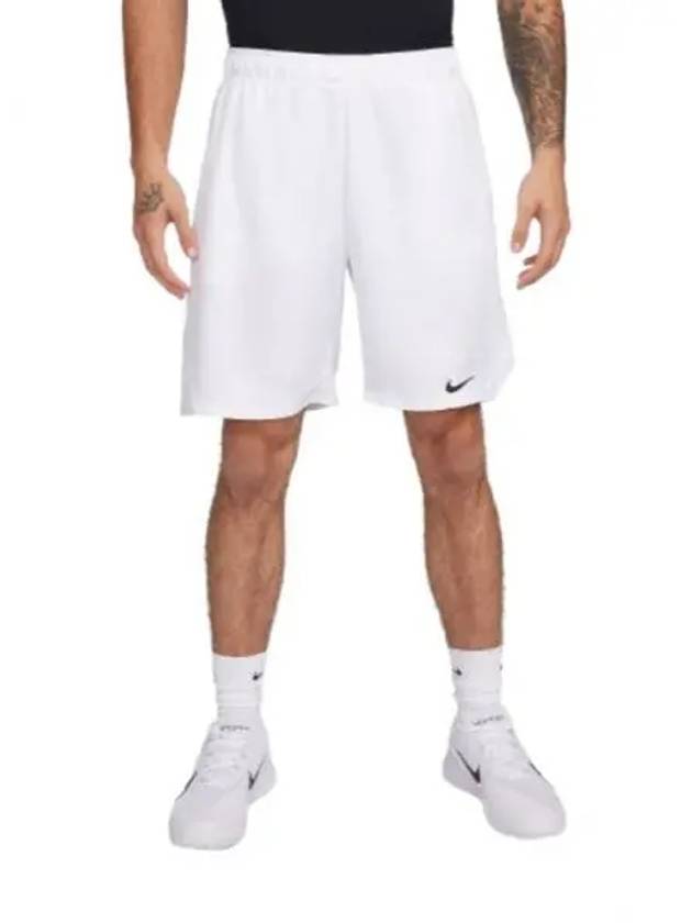 Men's Court Victory Dry Fit Shorts 9 Inch White - NIKE - BALAAN 2