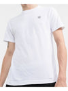 Men's Logo Short Sleeve T-Shirt White - STONE ISLAND - BALAAN 4