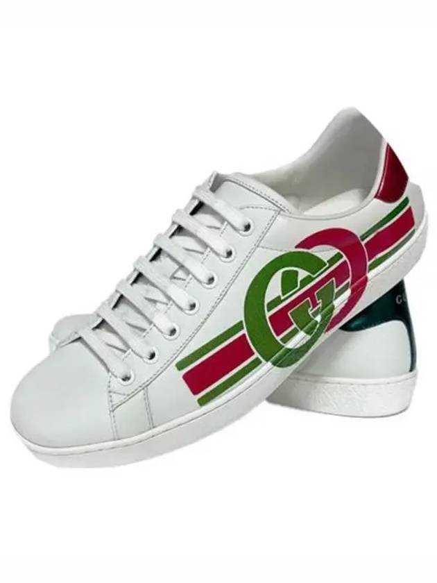 Ace Interlocking G Low Top Sneakers White - GUCCI - BALAAN 2