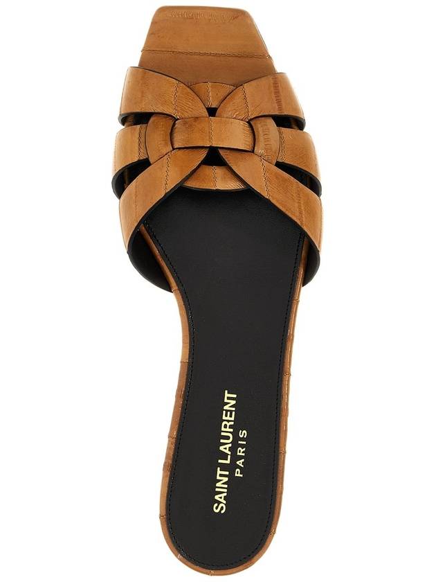 Sandals 748576 0WX00 9708 BRAVE BEIGE - SAINT LAURENT - BALAAN 5