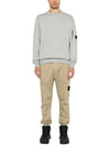 Diagonal Raised Fleece Lens Sweatshirt Grey - CP COMPANY - BALAAN 3