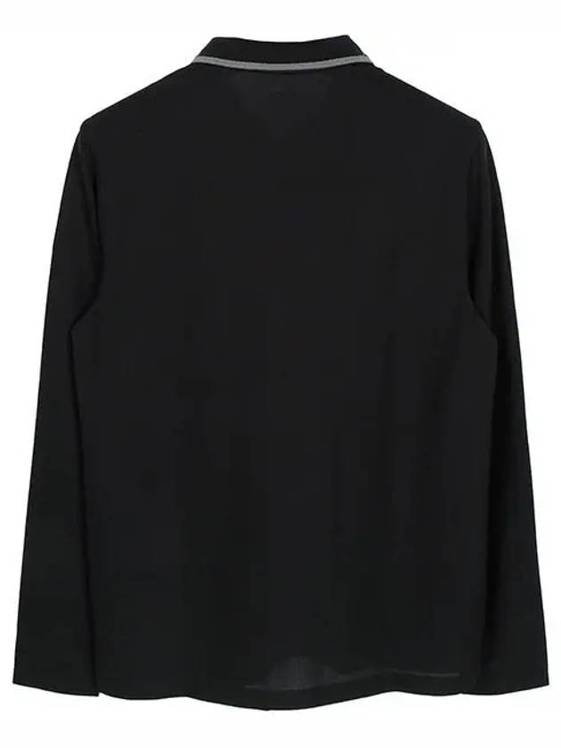 Black polo long sleeve shirt 51212727 026 - BOGNER - BALAAN 2