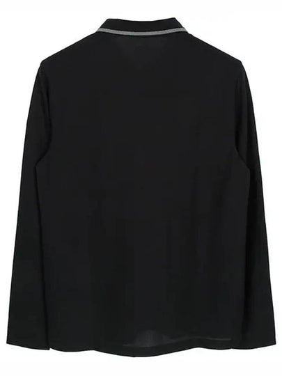 Black polo long sleeve shirt 51212727 026 - BOGNER - BALAAN 2