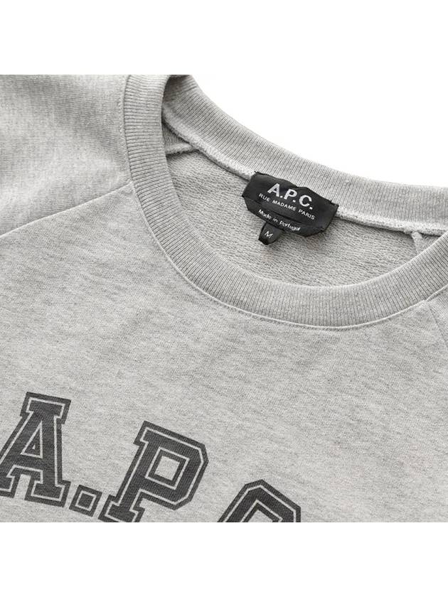 Women's Logo Sweatshirt Grey - A.P.C. - BALAAN 4